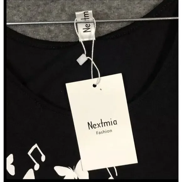 Nextmia Tunic Top WMS 22 Garden Of Music Layered Asymmetrical Dark Fairy Core - Picture 5 of 10